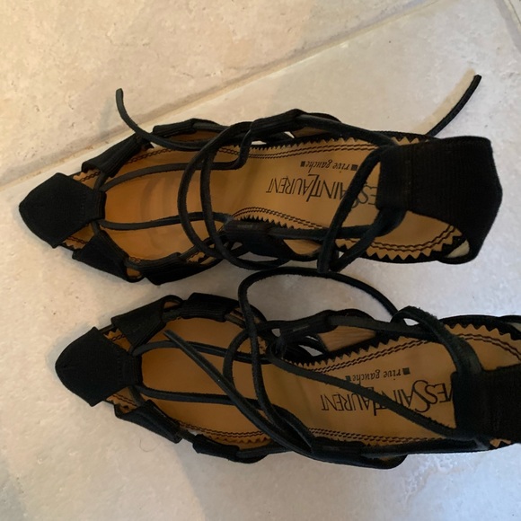 YSL Strappy Black Heel - Picture 4 of 4